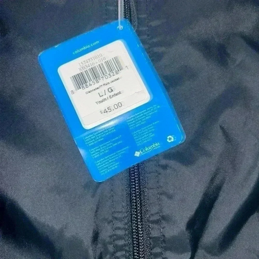 NWT Columbia Boys Windbreaker